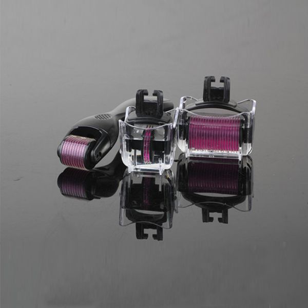 

150pc dhl em 3 in 1 kit derma roller for body and face and eyetitanium micro needle roller 180 600 1200 kin dermaroller maternity