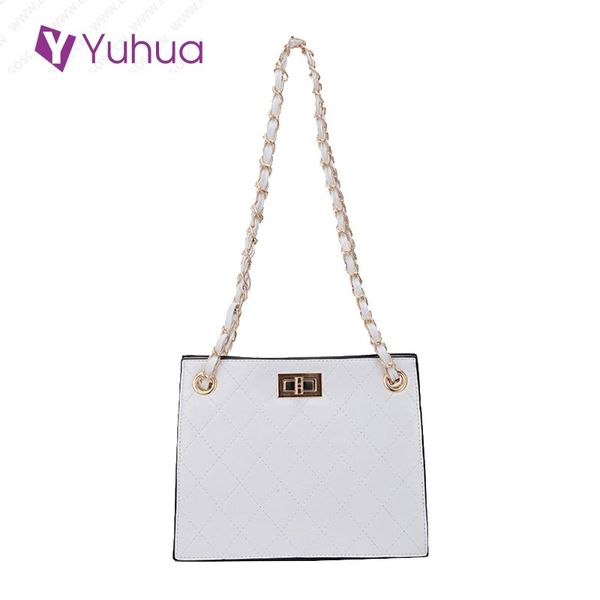 

yuhua 2019 new woman handbags, fashion diamond lattice messenger bag, trend women shoulder bag, casual korean version bags