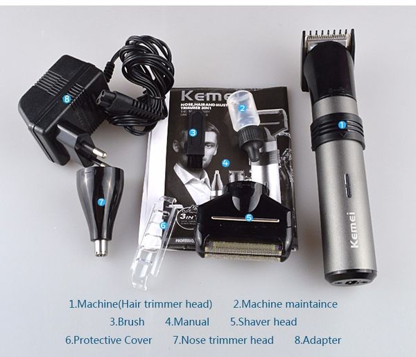 

kemei km-1210 electric shaver 3 in 1 multifunctional reciprocating female trimmer shaving machine mrcvd