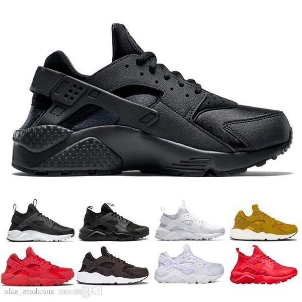 

huarache 1.0 4.0 кроссовки мужчины женщины тройной белый черный красный серый мужские женские huaraches trainer спортивная обувь кроссовки р