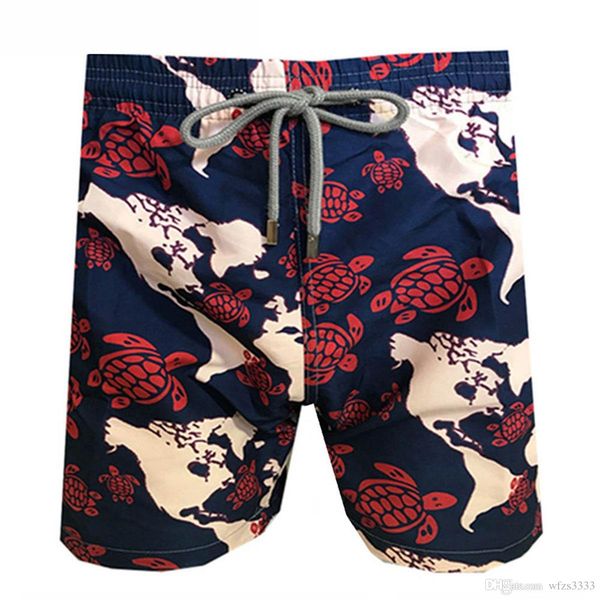 

vilebre men swimwear herringbones turtles summer casual shorts men fashion style mens shorts bermuda beach shorts 50292025, White;black