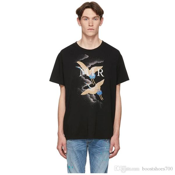 

роскошная футболка мода flame printed mens конструктора футболка hip hop мужчины женщины black summer футболка с коротким рукавом размер s-x, White;black