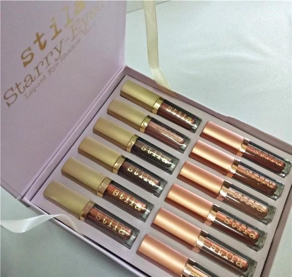 

Горячие Продажи Stila Eye For Elegance Набор Звездных Глаз Жидкие Тени Для Век Vault Travel Макияж Glow Set Косметика Для Глаз Для Девочек 12 Цветов