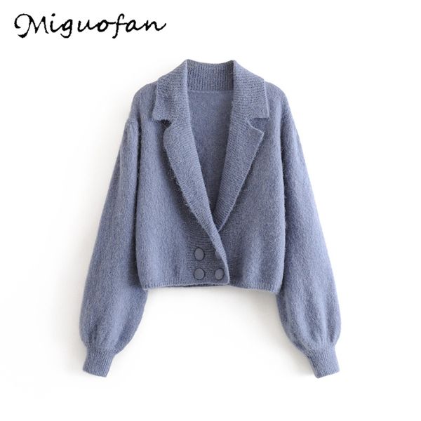 

sweater women invierno 2019 cardigan femme mache longue knitted cardigan sweater coat women winter casual basic female, White