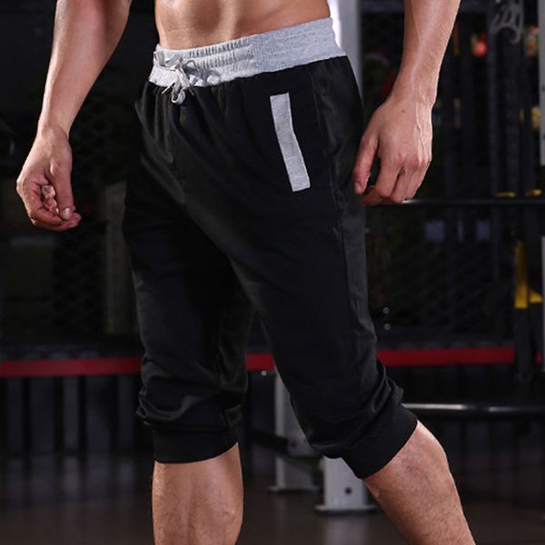 

мужская sweatpants hip hop брюки мужского повседневные обрезанных pant штаны мужчина 2020 новые шорты для мужских, White;black