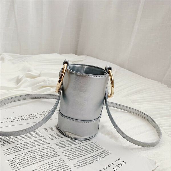 

new baby girls bag lovely bucket messenger shoulder bag kid crossbody small coin purse leather cute bags fashion