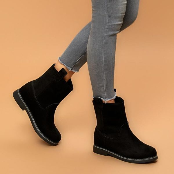 

flo lola black women hidden heels boots butigo