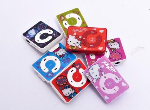 

factory price hello kitty mp3 mini usb clip mp3 player support support 2/4/8/16 gb micro sd/tf card