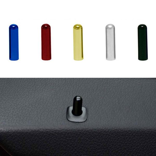 Auto Porta Pulsante di Blocco Spille Porte Vite Manopola Tappo di Copertura Trim per BMW F10 F02 F07 E70 525 730 X1 X6 Accessori 5 colori