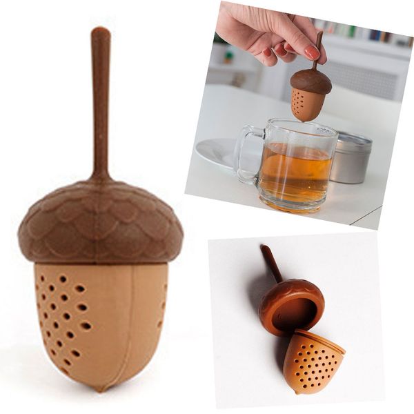 

tea infuser loose leaf strainer mini silicone diffuser herbal spice filter