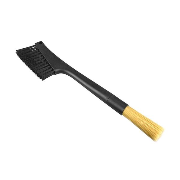 

removable double head grinding bean machine coffee powder cleaning brush coffee grinder brushes
