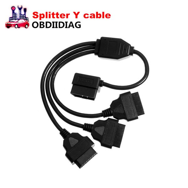 

obd2 splitter y cable j1962m to 3-j1962f splitter obd2 cable 1 to 3 50cm converter adapter ing