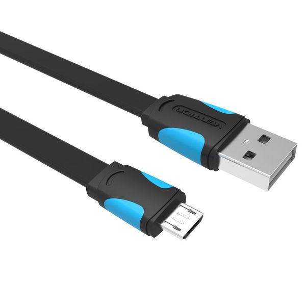 

flat usb2.0 a male to micro b male cable