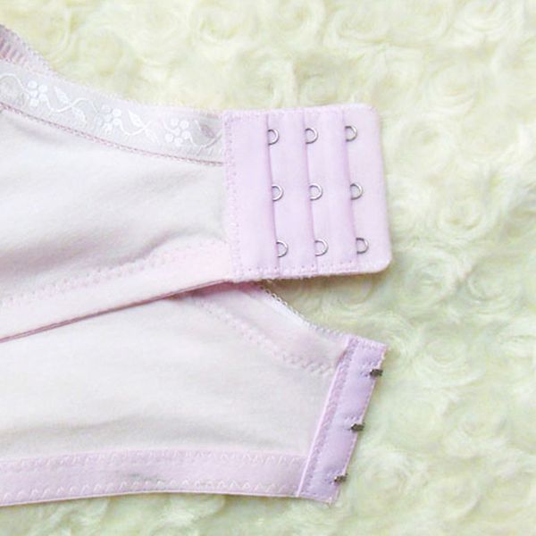 

maternity underwear lace nursing bra breastfeeding bra front opening buckle wirefj88, White