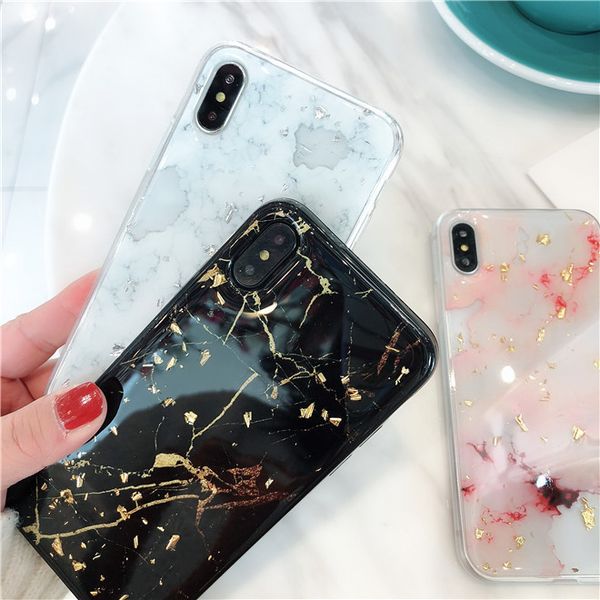 

marble dropping gum shell cover for iphone xs xr xsmax cases full protect fashion case for iphone 6 7 8 plus tpu anti-ful