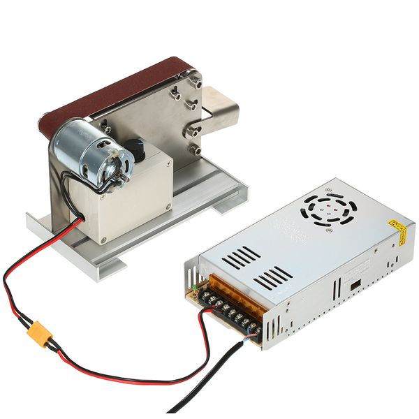 

kkmoon multifunctional ac 110-240v grinder mini electric belt sander diy polishing grinding machine cutter power tool