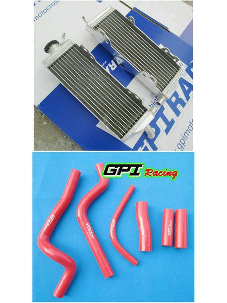 

aluminum radiator + hose for cr500 cr500r cr 500r 1990-2001 91 92 93 94 95 99 00 gpi high-per