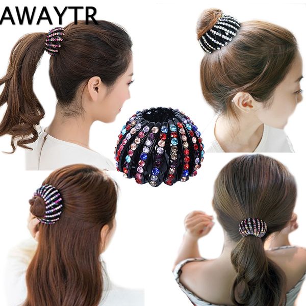 Hairpin 2019 New Women Accories Bud Hair Clip Nest Shape Hair Ties