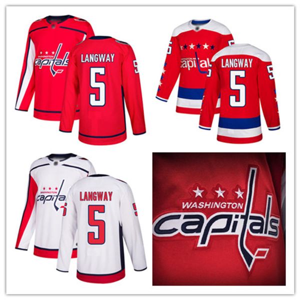 

men's rod langway jersey washington capitals 5 red home breakaway premier alternate white away hockey jerseys women's youth no tax, Black;red