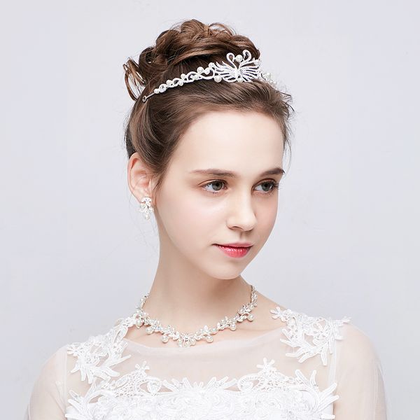 2020 2019 New Sweet Bride Crown Korean Tiara Bridal Hair