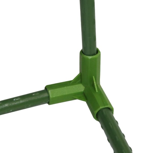

plastic flower support lawn stakes edging corner connectors for 11mm plant stakes bracket connector 5 pcs