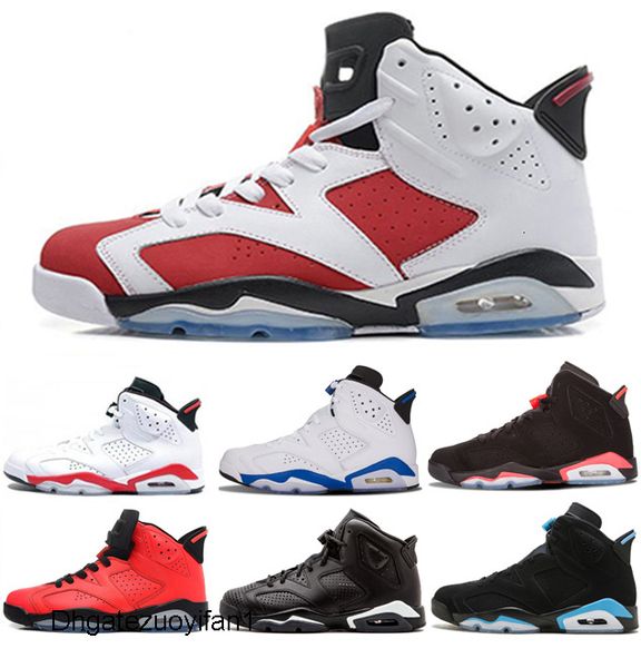 

men 6 6s basketball shoes designer infrared unc carmine black cat marron oreo sneakers 2019 olympic sport blue mens authentic athletic shoes