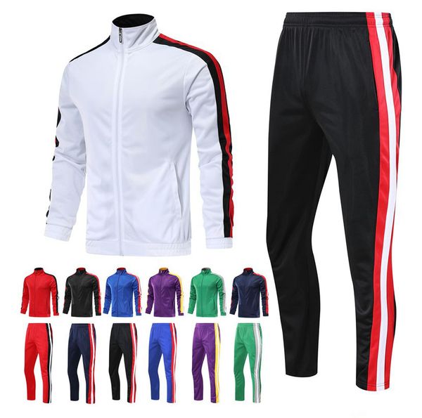 

custom men women basketball jacket sets survetement sports kits uniforms basketball jersey leg pants set sport tracksuit clothes, White;black