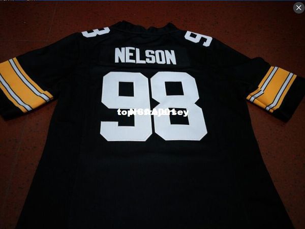 

men #98 anthony nelson iowa hawkeyes alumni college jersey xs-6xl or custom any name or number jersey, Black;red