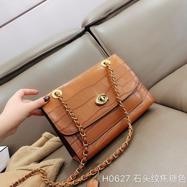 

2020 new genuine leather ladies bag 08q38t, Black