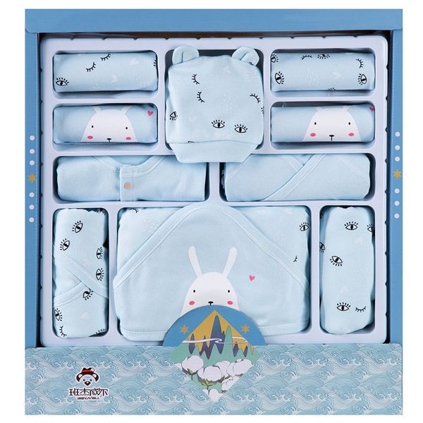 

fz1007x8 baby clothes 0-6 months kids clothing gift box for newborn baby layette children new born box set wholesale, Pink;blue