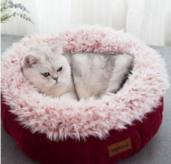 

new pet house cat closed type nest teddy dog kennel cotton warm in autumn winter pet sleeping bed chihuahua house