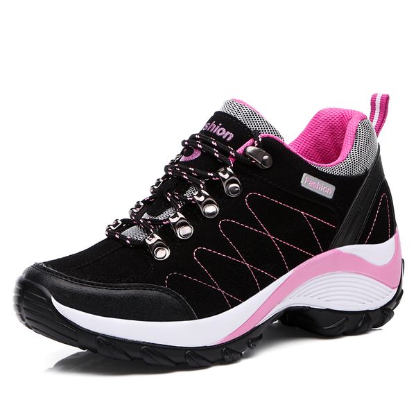 

hiking shoes outdoor waterproof woman trekking boots climbing treking mountain sneakers botas senderismo women tracking hike 42