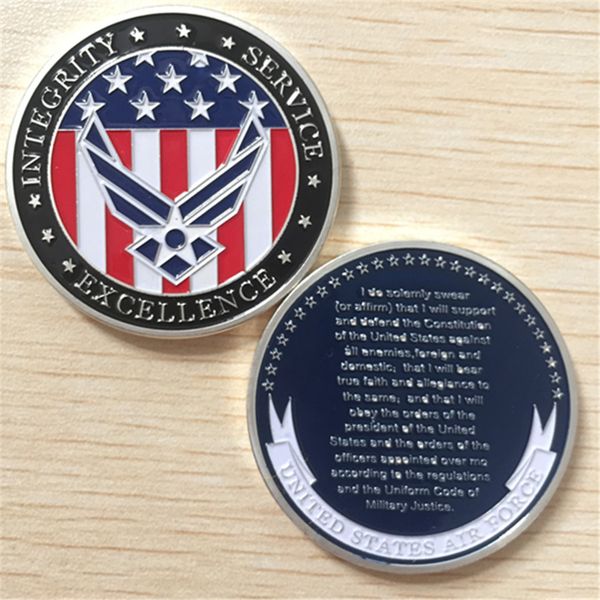 

oath of enlistment air force challenge coin usaf service before self,5pcs/lot ing