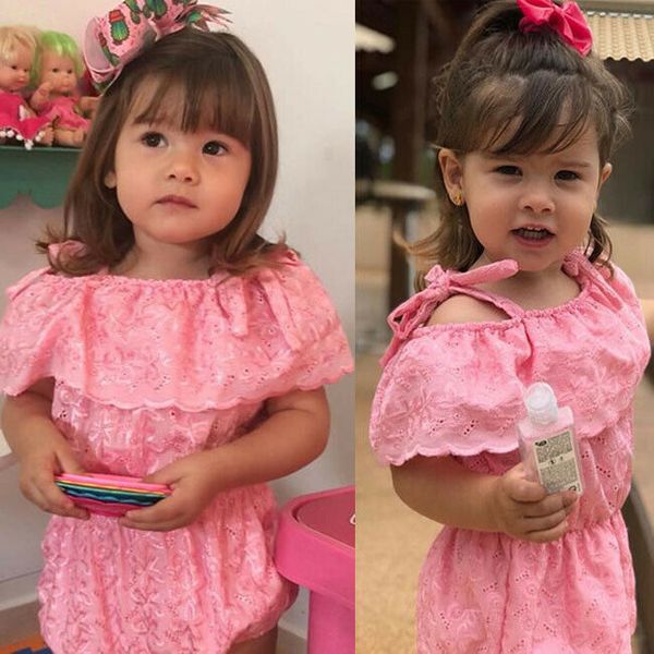 

infant toddler baby girl clothes sleeveless dress party princess floral sundress summer fashion cute soft breathable child dress, Red;yellow