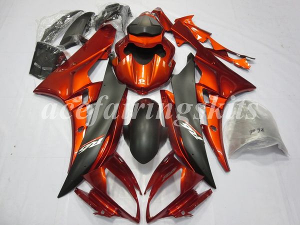 

4 gifts injection mold new abs motorcycle full fairings set fit for yamaha yzf-r6 2006 2007 06 07 r6 bodywork set orange black