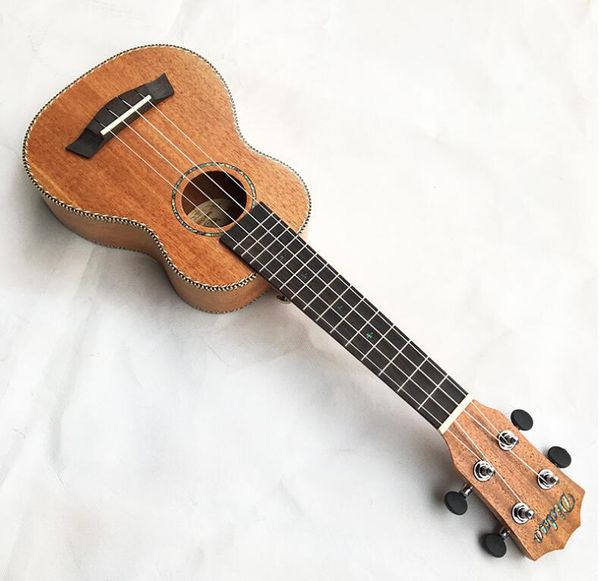 

beautiful 21 inch veneer ukulele striped mahogany hawaiian uklele noodles single beginner practice ing