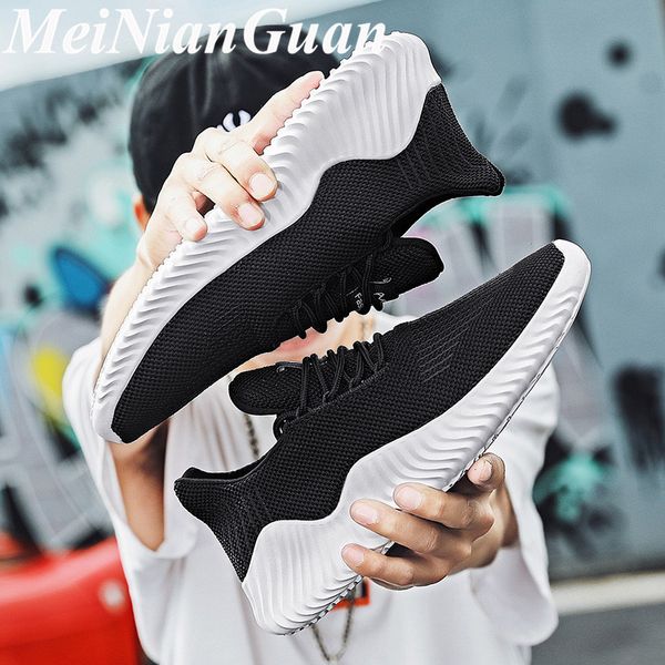 

light flat men's sports shoes plus size 47 man sneakers air mesh mens running shoes summer men sport shoe soft teenage tennis b3