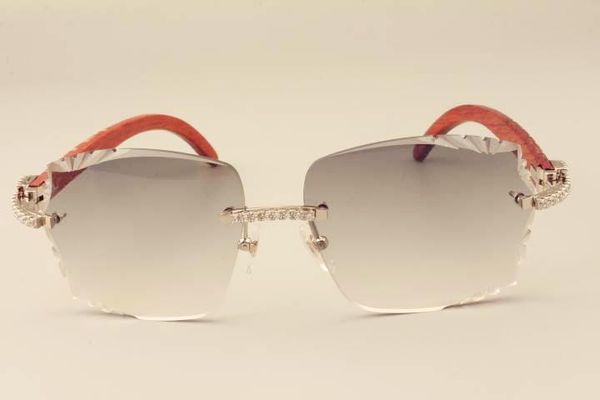 

2019 engraving luxury sunglasses direct lens diamond sunglasses factory natural carved wooden fashion 3524014 new custom private temple sxfo, White;black