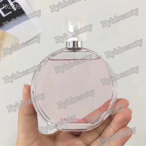 

est 100ml lady perfume eau de toilette liquid spray high capacity fragrance chance eau tender pink bottle spray