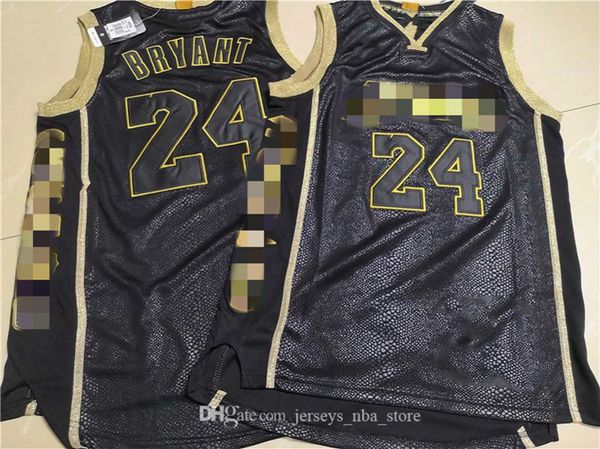

men game authentic los angeles basketball jersey snake lakers skin 2020, Black;red