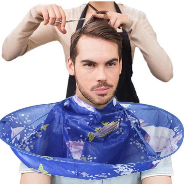 

aprons 38# diy hair cutting cloak umbrella styling wrap salon barber gown cape hairdressing hairdresser waterproof cloth apron