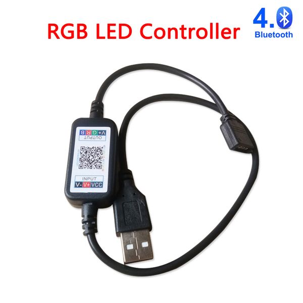 

5-24v usb rgb bluetooth wifi контроллер app 5v 12v 24v rgb пульт дистанционного управления для светодиодных полос света 5630 5050 3528 2835