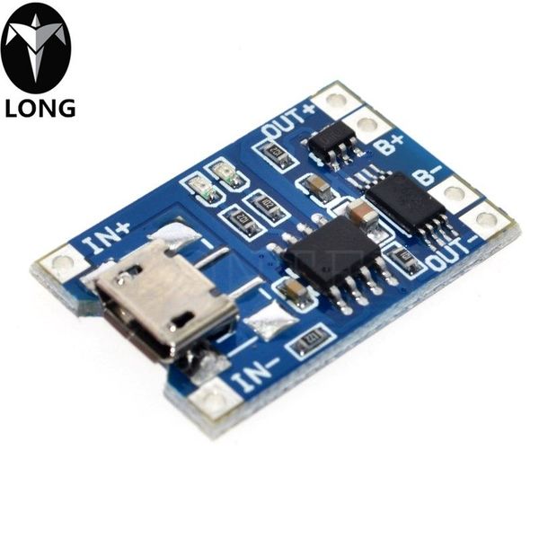 Electronic Components Semiconductors Intelligent Balance Charging Protection Board 2s 18650 Lithium Batterie Cell Power Regulators Converters Electronic Components Semiconductors