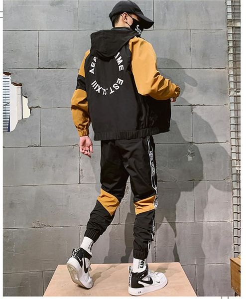 

mens designer tracksuits with fashion letter embroidery street sports styles 2pcs sets spring autumn casual clothes, Gray