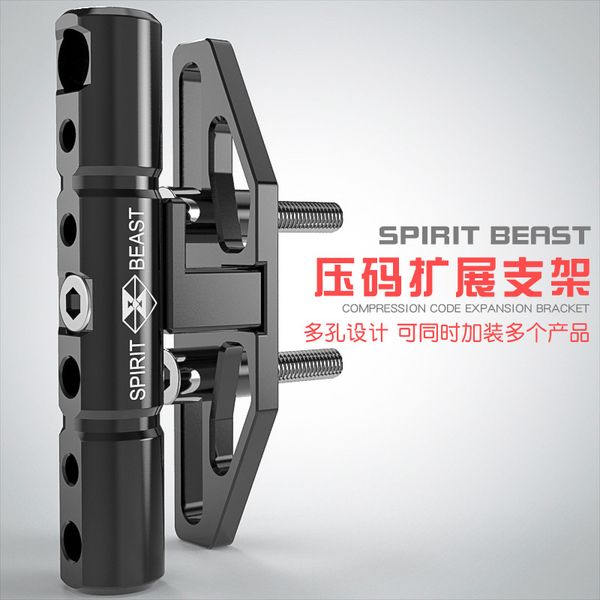 

spirit beast multi - functional motorcycle scooter modified handlebar pressure code stent decorative accessories lighting stent