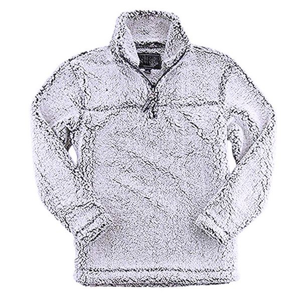 

clothing women's warm fluffy winter solid casual zipper sweatshirt pullover jacket trend fashion stand collar sweatshirt fleece, Black