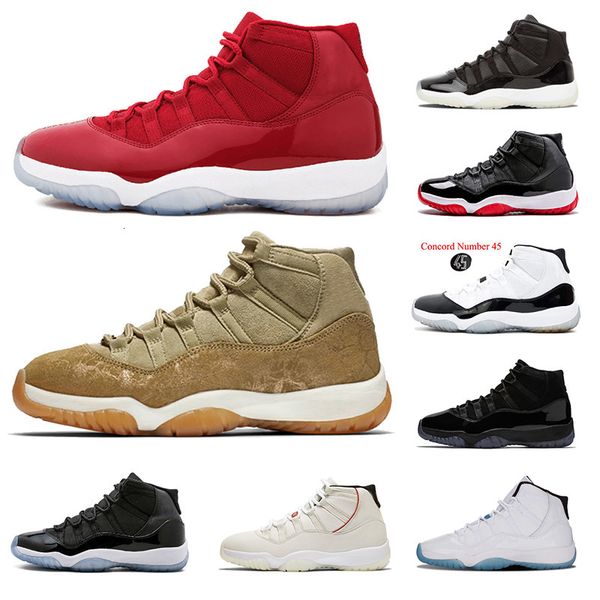 

11s blue olive win like 96 basketball shoes xi concord high full red 72- 2020 womens designer shoes men sport sneakers 36-47, Black