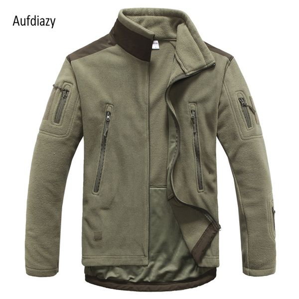 

aufdiazy fleece jacket men's outdoor softshell jacket autumn winter new trekking climbing mountaineering jersey im105, Blue;black