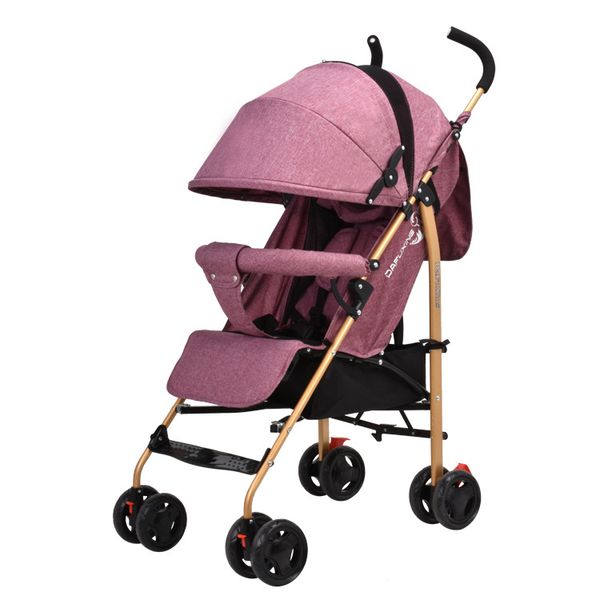 

new upgrade lightweight absorber folding trolley can sit on a reclining umbrella car fourwheel stroller baby carriage4.8kg