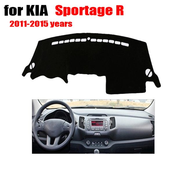 

rkac car accessories car dashboard cover avoid light pad for kia sportage r 2011-2015 auto dashboard covers left hand drive